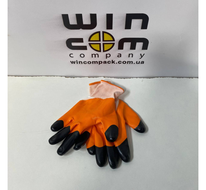 Перчатки с нитриловым покрытием (нейлоновые)