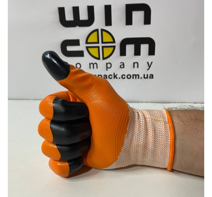 Перчатки с нитриловым покрытием (нейлоновые)